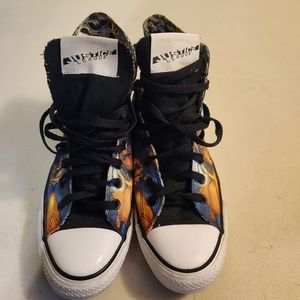 Justice league converse all star high tops